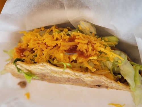 Taco at Faux Burgers in Tijuana