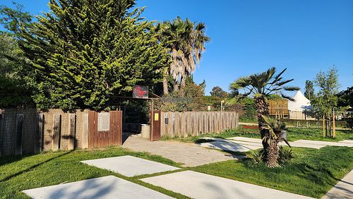 Outside at Disco House Funky Pizza in Palafrugell