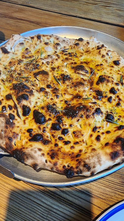 Foccacia at Disco House Funky Pizza in Palafrugell