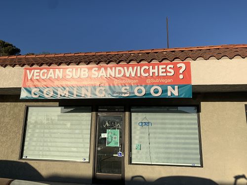Entrance to SubVegan at Subvegan Sandwiches in Garden Grove