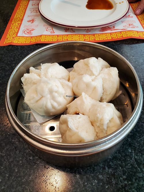 Vegan "pork' buns at Chef Kenny's Vegan Dim Sum in Las Vegas