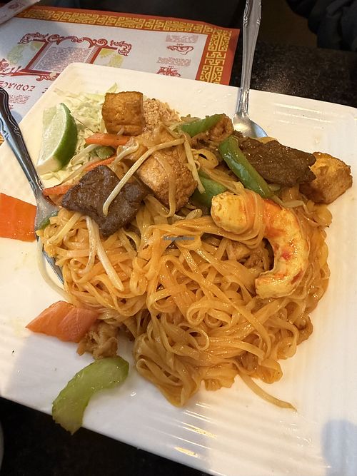 Pad Thai   at Chef Kenny's Vegan Dim Sum in Las Vegas