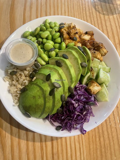 Vegan tofu bowl   at Sweet Greens in Abu Dhabi
