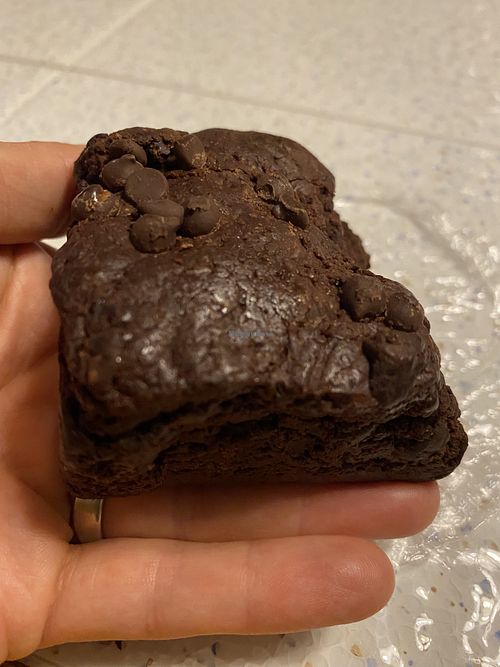 Fudge brownie  at Fresh House in Portsmouth