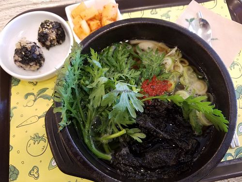 Udon set at Loving Hut Gangnam-gu - 러빙헛 in Seoul