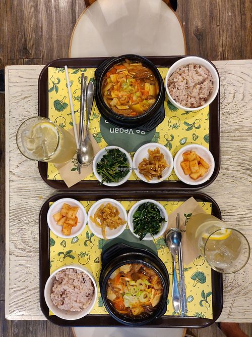 Tasty food at Loving Hut Gangnam-gu - 러빙헛 in Seoul