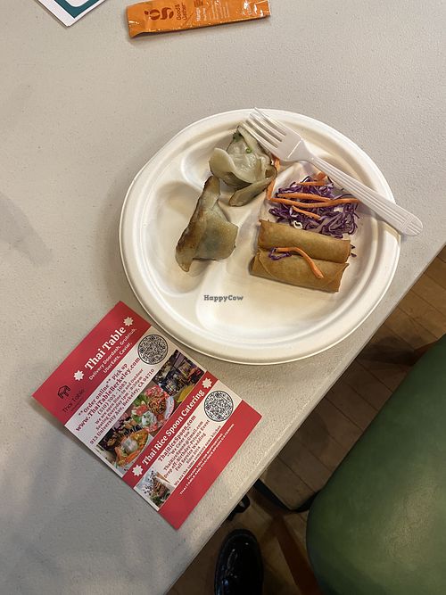 Sampling of Vegan Options for Lunch  #Veganuary at Thai Table in Berkeley