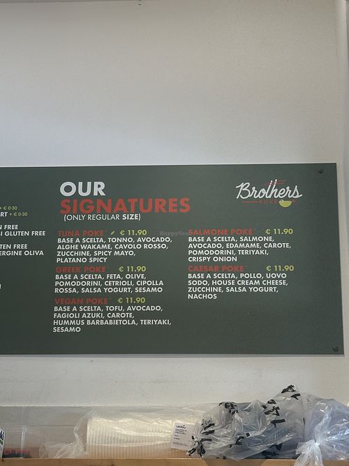   at Brothers Pokè in Levanto