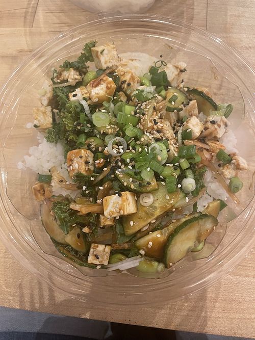 Tofu bowl   at Pokéworks in Burlington