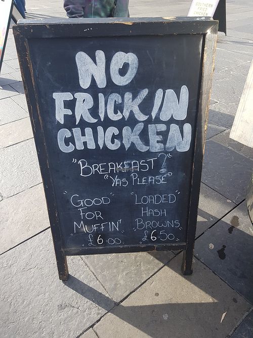 Breakfast at No Frickin Chicken in Worcester