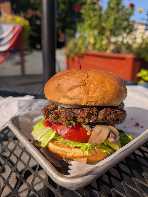 Veggie burger at Pure Eats in Lexington