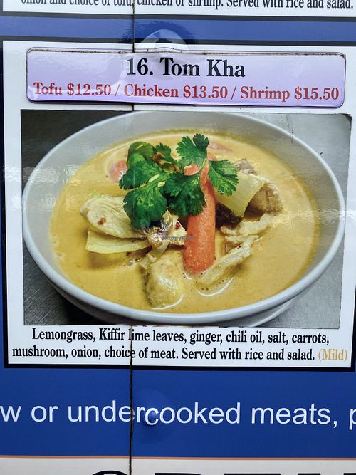 Tom Kha  at Craving Thai in Koloa