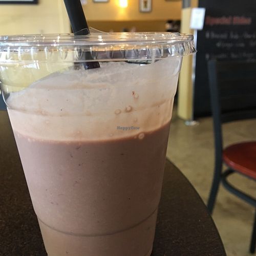 Milkshake with vanilla, chocolate, strawberry at Dick's Kitchen in Portland