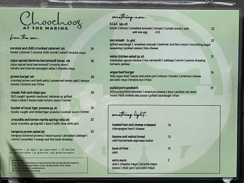   at Choo Choos in Port Douglas