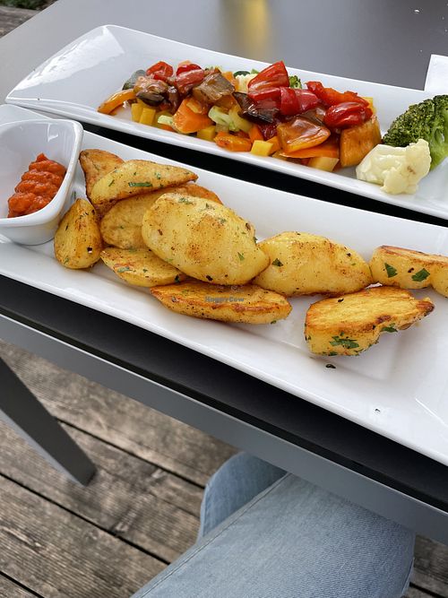 Potatoes with mixed vegetables   at Ochsen in Merklingen