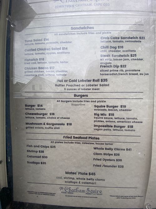 Sandwiches  at Chatham Squire in Chatham