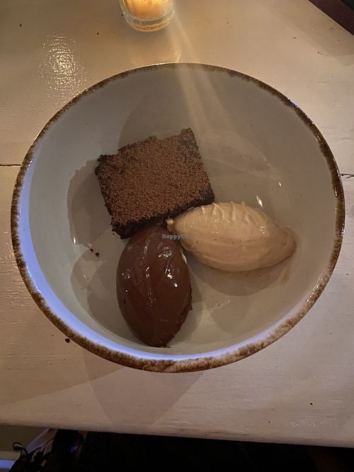 Brownie dessert   at Pizza Papi in Tulum