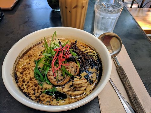 Miso ramen at Freesoulcaffe in Tustin