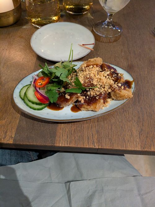 Fried tofu at Kiin Kiin Aarhus in Aarhus