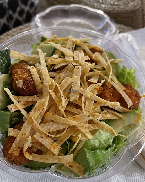 Southwest salad  at SoBe Vegan in Miami Beach