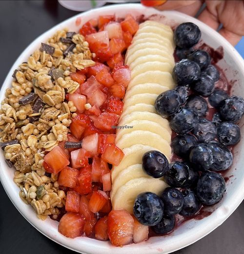 Acai bowl  at SoBe Vegan in Miami Beach