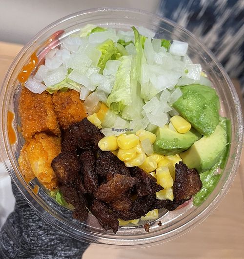 Spicy Cobb salad  at SoBe Vegan in Miami Beach