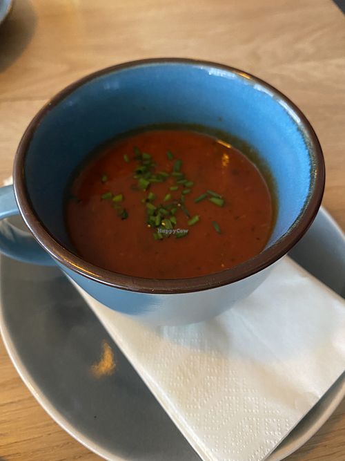 Tomato soup at Opium Hotel & Restaurant in Wemeldinge
