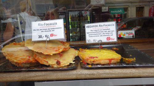 Focaccia at Landbageriet - Naturbageriet in Copenhagen