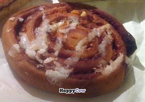 Gluten free, vegan Cinnamon Roll at Landbageriet - Naturbageriet in Copenhagen
