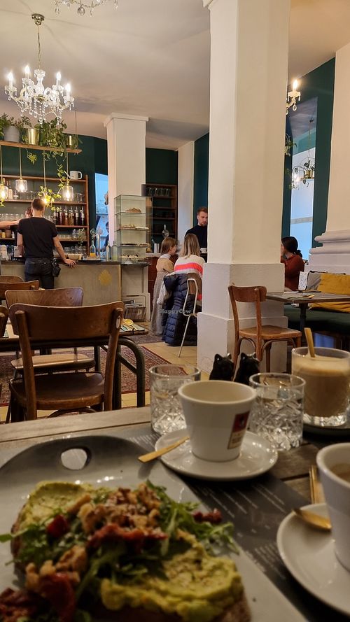 Inside area at Hildebrandt Café in Vienna