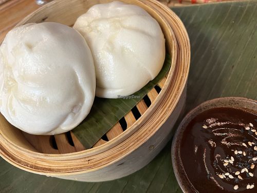 dumplings vegan  at Pho 45 in Erfurt