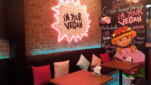 Inside at I'm Your Vegan in Chiang Mai