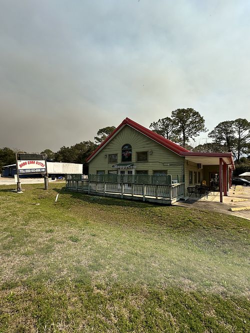 From the road  at Hong Kong Bistro in Apalachicola