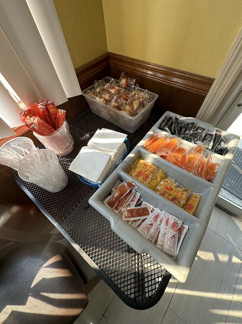 Sauces  at Hong Kong Bistro in Apalachicola