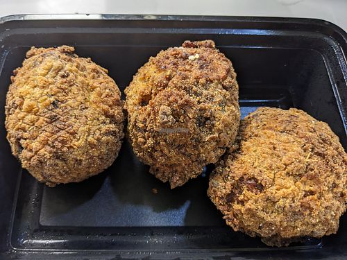 Boudain balls at Kales Kitchen  in Houston