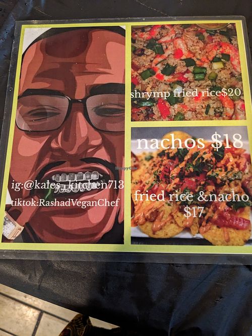 Promo for New Year's Day; popup at IMANI (Faith) celebration on 7th day of Kwanzaa. at Kales Kitchen  in Houston