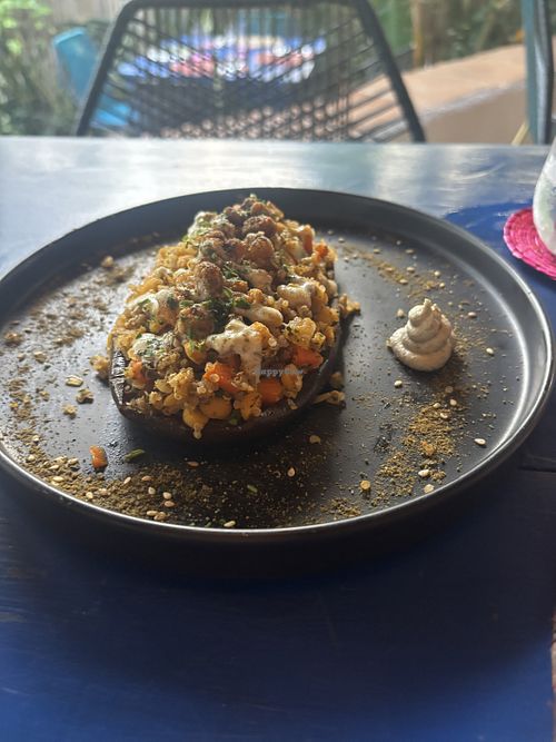 Aubergine   at El Armadillo Mazunte in Mazunte