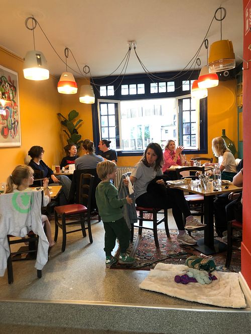 Inside  at Cafe Permanent in Amsterdam