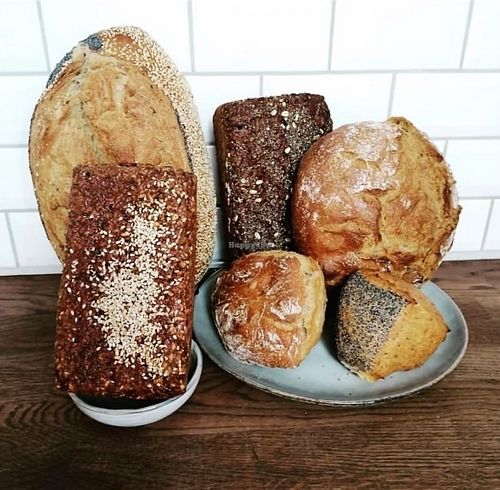 Delicious bread at Hjaltes  in Slangerup