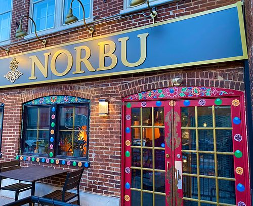 Restaurant exterior at Norbu in Lancaster
