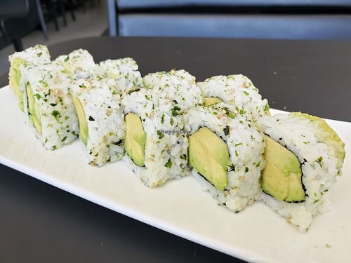 Avo rolls at Vegan Castle in Long Beach