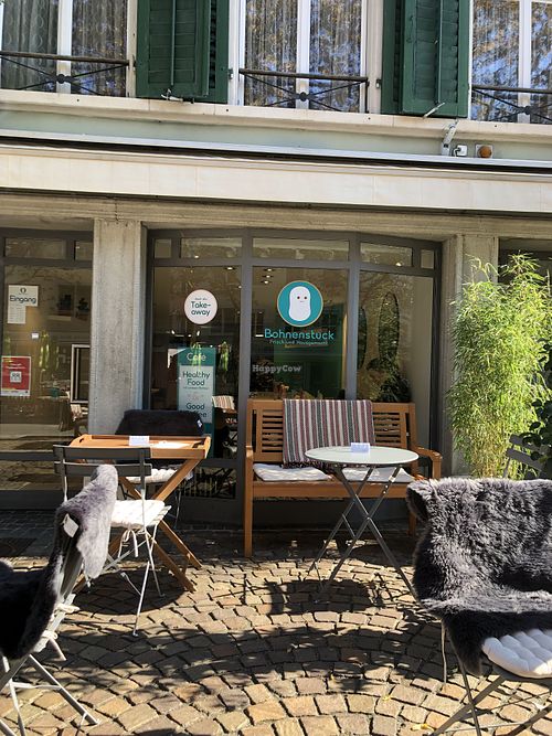 Outside area at Bohnenstück in Winterthur