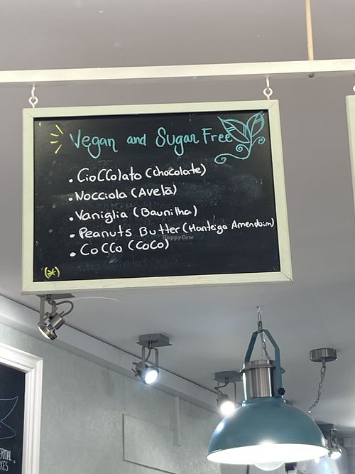 Vegan ice cream   at GeIicia in Lagos