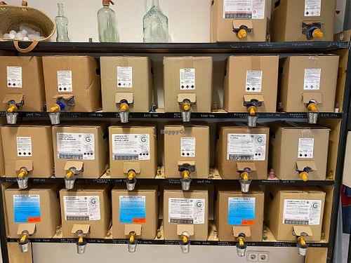 Oils and soaps etc (wall 1) at Antigua Simbolica in Ibiza