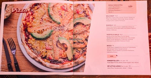 Menu page at Froindlichst at Froindlichst in Berlin