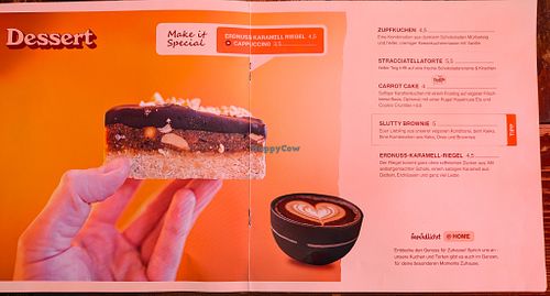 Menu page at Froindlichst at Froindlichst in Berlin