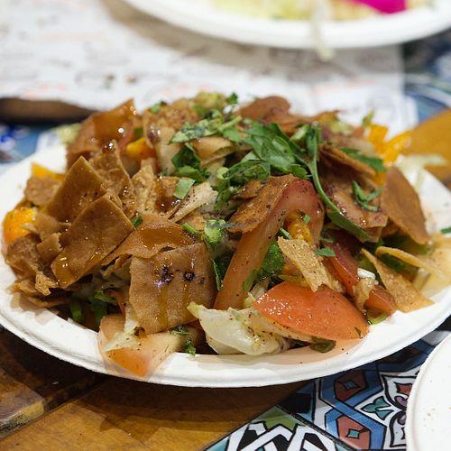 Fatoush at Taza in Town in Edinburgh