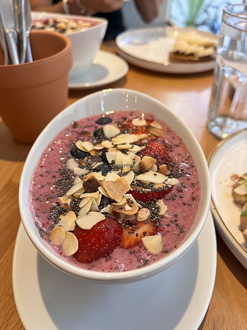 Smoothie bowl  at Stolia in Shkoder