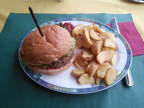 Burger at Imhof in Bettmeralp