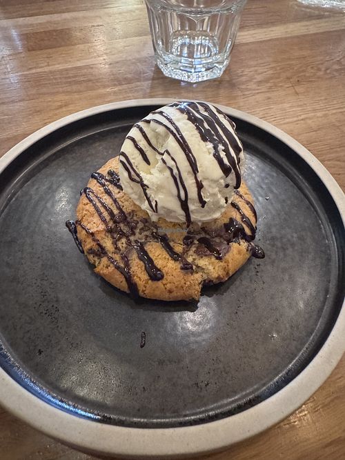 Cookie cream   at Hendersons in Edinburgh